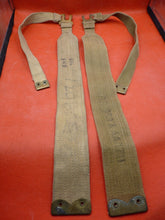 Charger l'image dans la galerie, Original WW2 Pattern British Army L Straps Pair - 37 Pattern Webbing Haversack - The Militaria Shop
