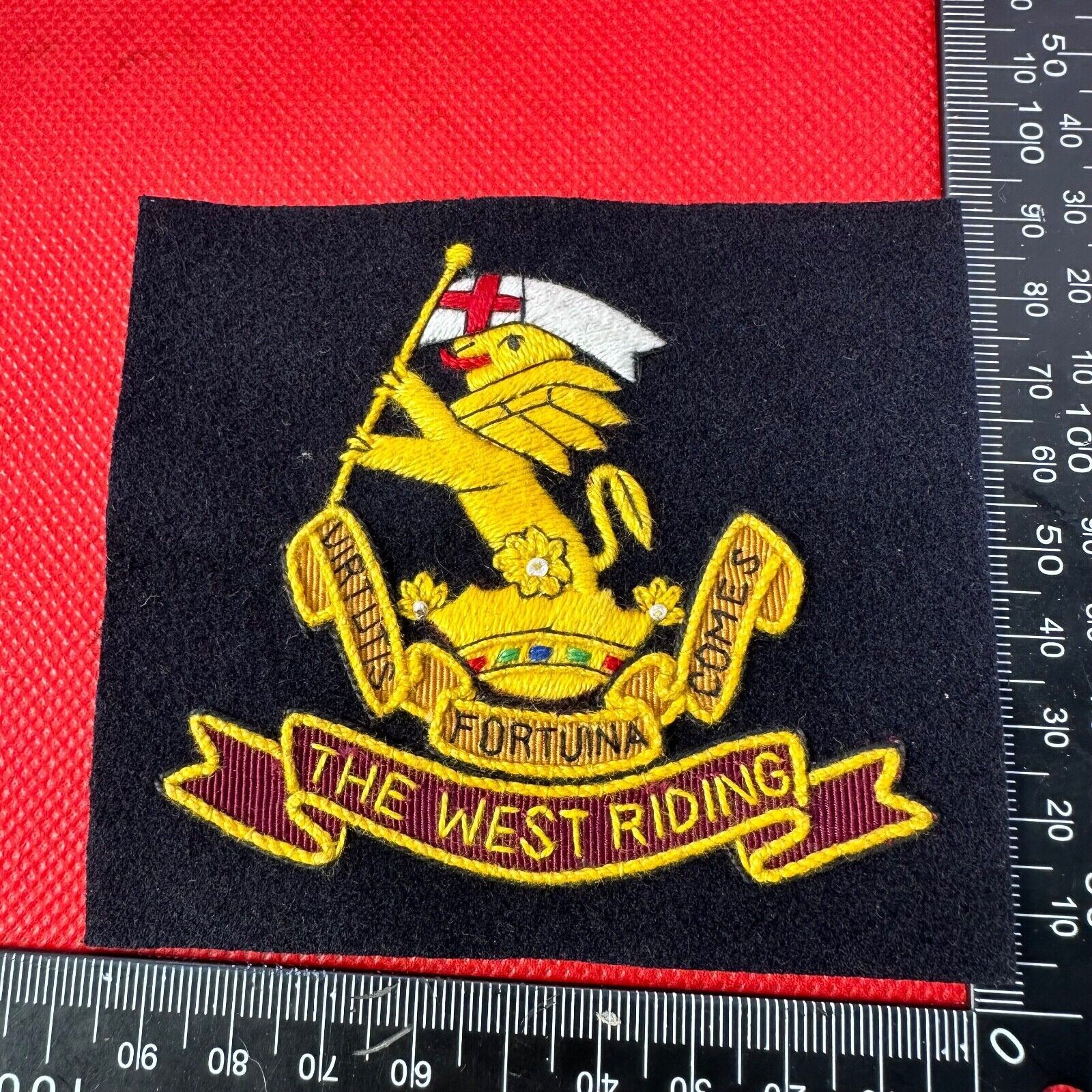 British Army The West Riding Regiment Embroidered Blazer Badge - The Militaria Shop