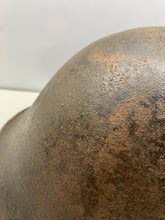 Load image into Gallery viewer, Geunine British / Canadian Army Mk3 WW2 Combat Helmet - Uncleaned Original - The Militaria Shop