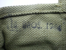 Load image into Gallery viewer, Original WW2 1944 Dated British Army 37 Pattern Water Bottle Carrier Harness - The Militaria Shop