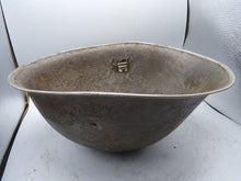 Load image into Gallery viewer, Original WW2 British / Canadian Army Mk3 High Rivet Turtle Army Combat Helmet - The Militaria Shop