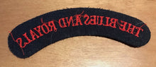 Charger l'image dans la galerie, A nice British Army BLUES AND ROYALS shoulder title. B4 - The Militaria Shop