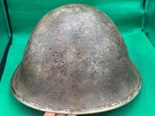 Load image into Gallery viewer, Original WW2 British Army / Canadian Army Mk3 Turtle Combat Helmet - The Militaria Shop