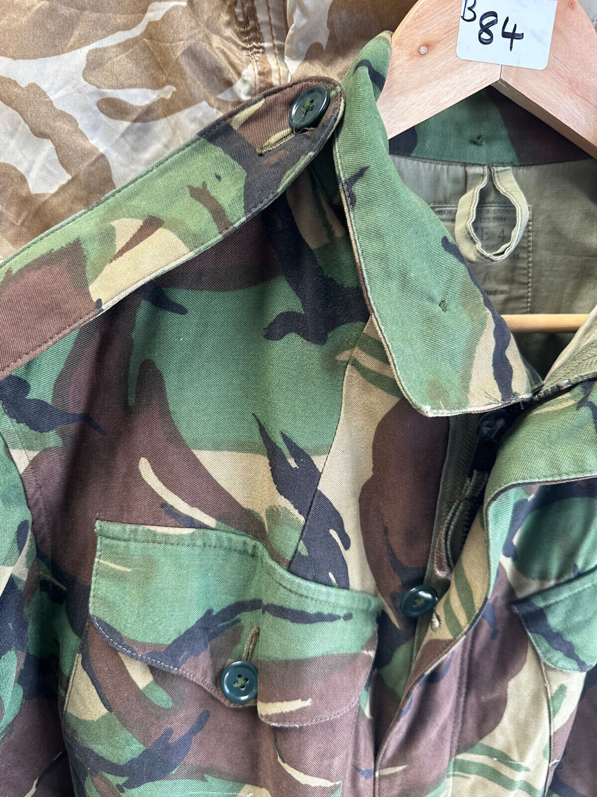 Genuine British Army 1968 Pattern DPM Combat Smock - Size 4 - 40" Chest - The Militaria Shop
