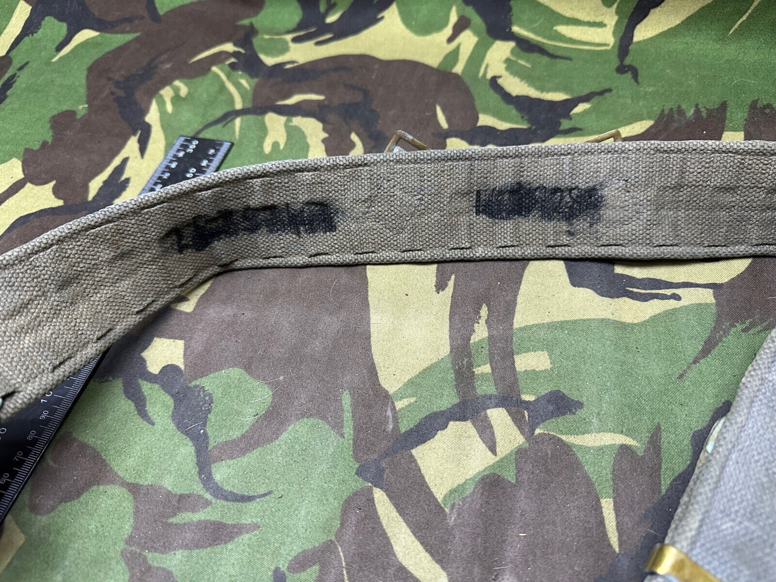 Original British Royal Air Force RAF Blue WW2 37 Pattern Belt - 38" Waist M - The Militaria Shop