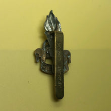 Load image into Gallery viewer, Original WW2 British Army Cap Badge - Royal Army Education Corps King's Cro - The Militaria Shop