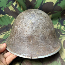 Load image into Gallery viewer, Original WW2 British / Canadian Army Mk3 Turtle Helmet - The Militaria Shop