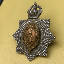 Load image into Gallery viewer, Original WW1 British Army Cap Badge - 1st King's Dragoon Guards - The Militaria Shop