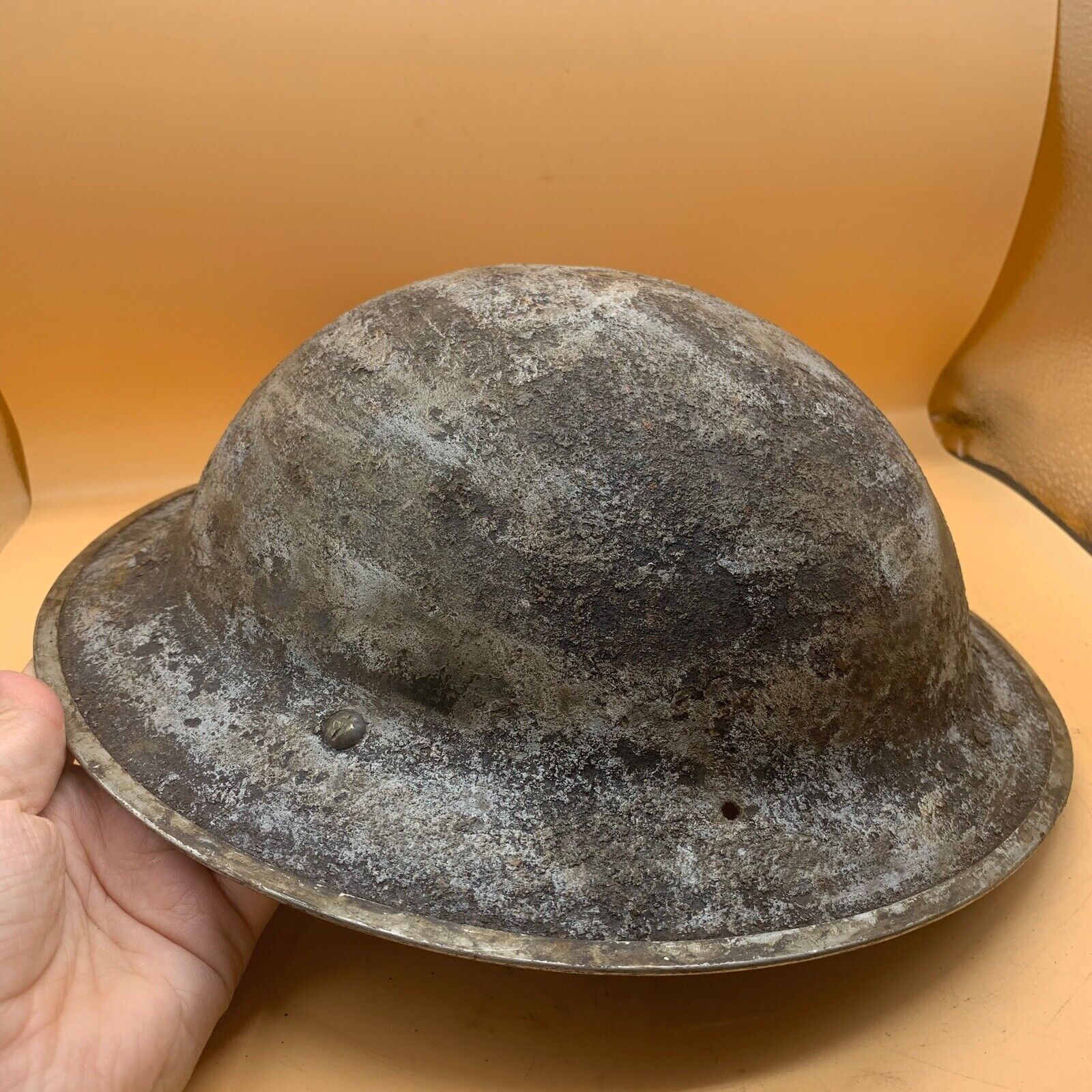 Original WW2 South African Army Mk2 Brodie Helmet - British Style Combat Helmet - The Militaria Shop