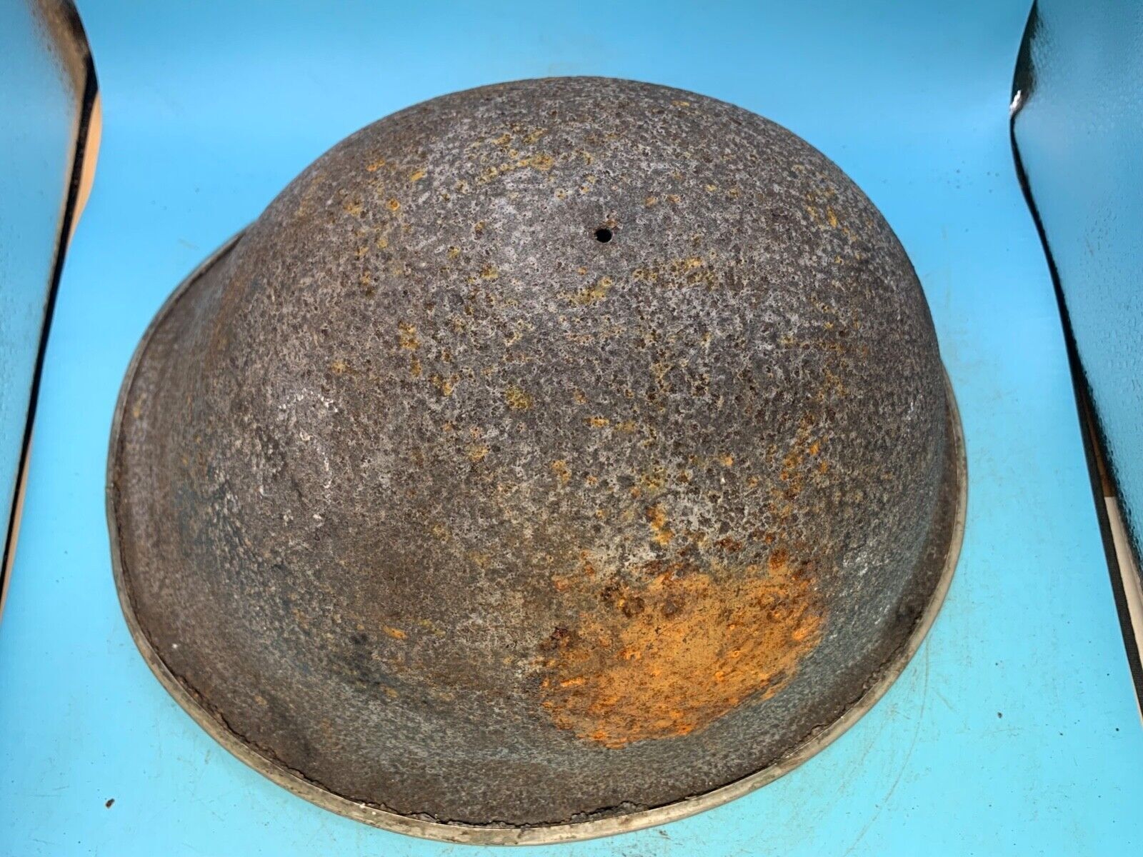 WW2 Mk3 High Rivet Turtle - British / Canadian Army Helmet - Good Original - The Militaria Shop