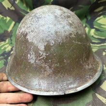 Load image into Gallery viewer, Original WW2 British / Canadian Army Mk3 Turtle Helmet - The Militaria Shop