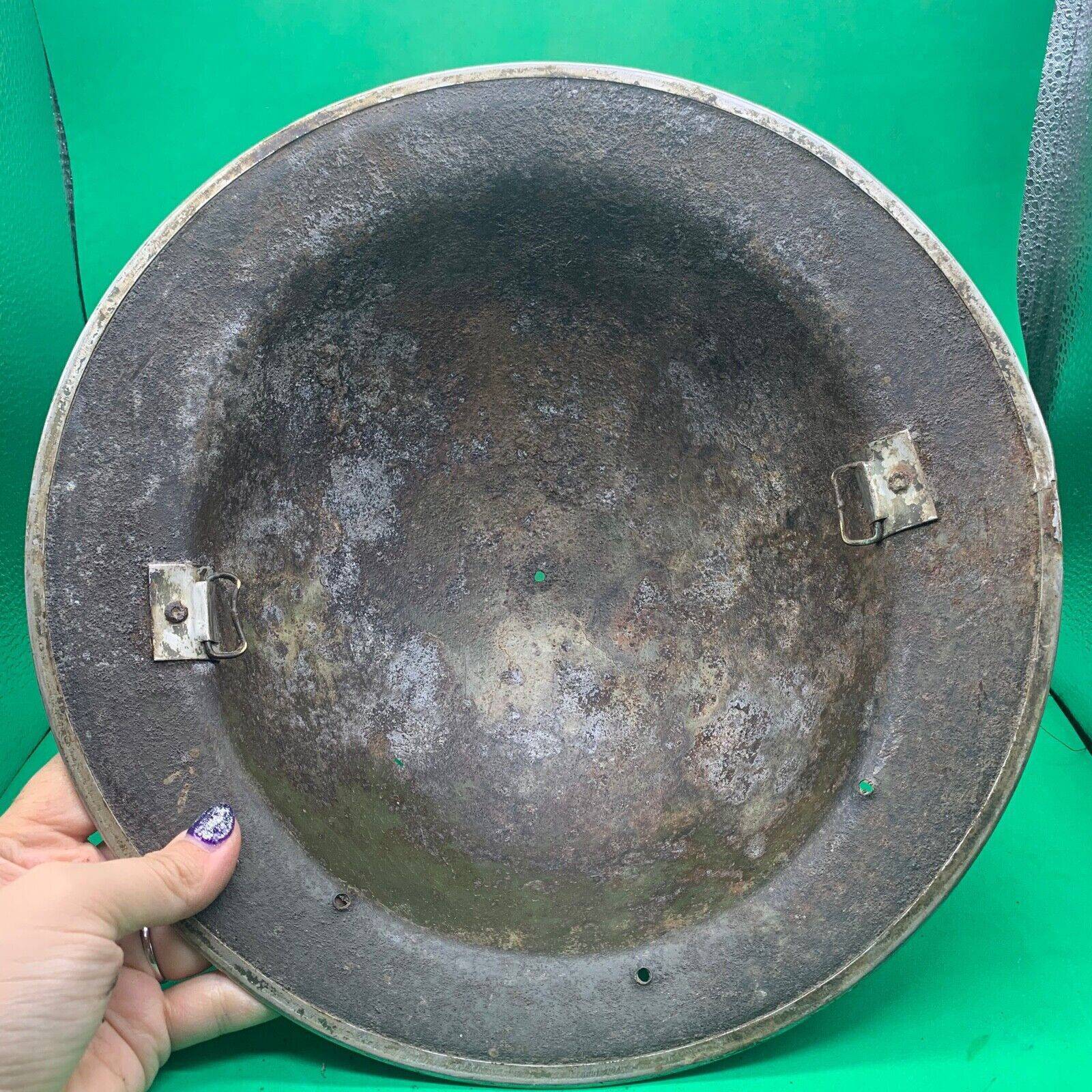 Original WW2 South African Army Mk2 Brodie Helmet - British Style Combat Helmet - The Militaria Shop