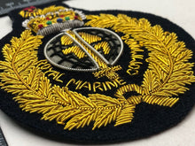 Charger l'image dans la galerie, British Army Bullion Embroidered Blazer Badge - Royal Marine Commando - The Militaria Shop