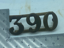 Load image into Gallery viewer, Original British Army Numbered Regimental Shoulder Title - Unusual - The Militaria Shop