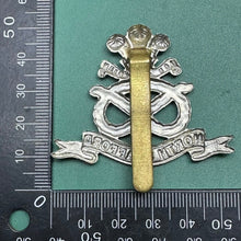 Load image into Gallery viewer, Original WW2 British Army North Stafford Regiment Cap Badge - The Militaria Shop