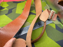 Load image into Gallery viewer, British Army Issue Soldier's Bed Roll Carrying Strap. 1980 Dated and WD Mar - The Militaria Shop