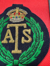 Load image into Gallery viewer, British Army Bullion Embroidered Blazer Badge - ATS - Auxiliary Territorial Serv - The Militaria Shop