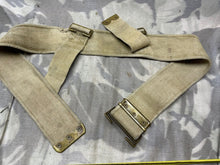 Load image into Gallery viewer, Original WW1 British Army 08 Pattern Webbing Belt 40" Waist - Rare Economy - The Militaria Shop