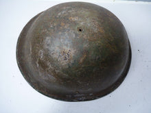 Load image into Gallery viewer, Mk3 Canadian / British Army Original WW2 Turtle Helmet High Rivet - The Militaria Shop
