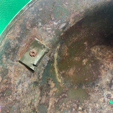 Load image into Gallery viewer, Original WW2 South African Army Mk2 Brodie Helmet - British Style Combat Helmet - The Militaria Shop