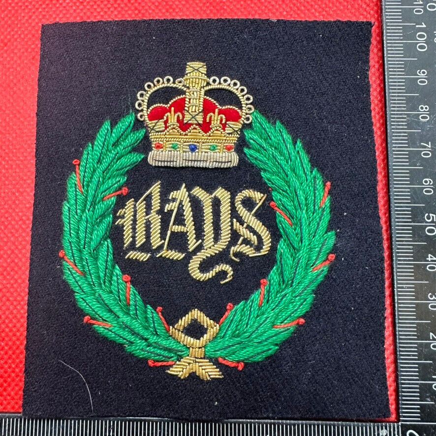 British Army Bullion Embroidered Blazer Badge - 2nd Dragoon Guards - The Militaria Shop
