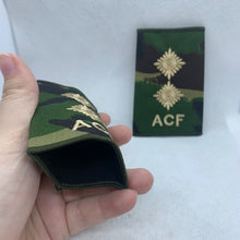Load image into Gallery viewer, Cadet ACF DPM Rank Slides / Epaulette Pair Genuine British Army - NEW - The Militaria Shop