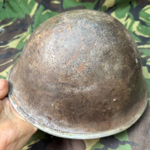 Load image into Gallery viewer, Original WW2 British / Canadian Army Mk3 Turtle Helmet - The Militaria Shop