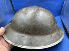 Load image into Gallery viewer, Original WW2 British Army Mk2 Combat Helmet Shell - South African Produced - The Militaria Shop
