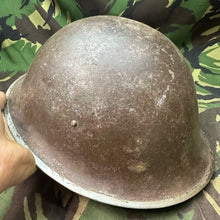 Load image into Gallery viewer, Original WW2 British / Canadian Army Mk3 Turtle Helmet - The Militaria Shop