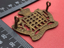 Load image into Gallery viewer, Original WW1 British Army Royal Gloucestershire Hussars Cap Badge - The Militaria Shop