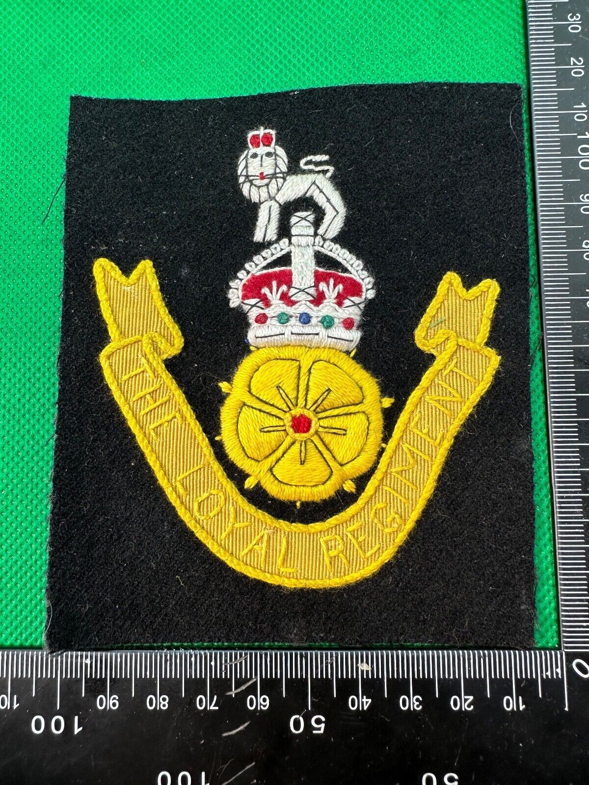 British Army The Royal Regiment Embroidered Blazer Badge - The Militaria Shop