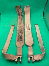 Load image into Gallery viewer, Original WW2 Pattern British Army L Straps Pair - 37 Pattern Webbing Haversack - The Militaria Shop