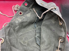 Load image into Gallery viewer, Original WW2 British Army Officer's Large Canvas Washing Bowl - The Militaria Shop