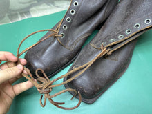 Load image into Gallery viewer, Original Swedish/German Army Marching Ski Boots WW2 Pattern - Size EU49 UK 13 - The Militaria Shop