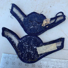 Load image into Gallery viewer, Pair of United States Air Force Rank Chevrons Navy Blue - Airmen - The Militaria Shop