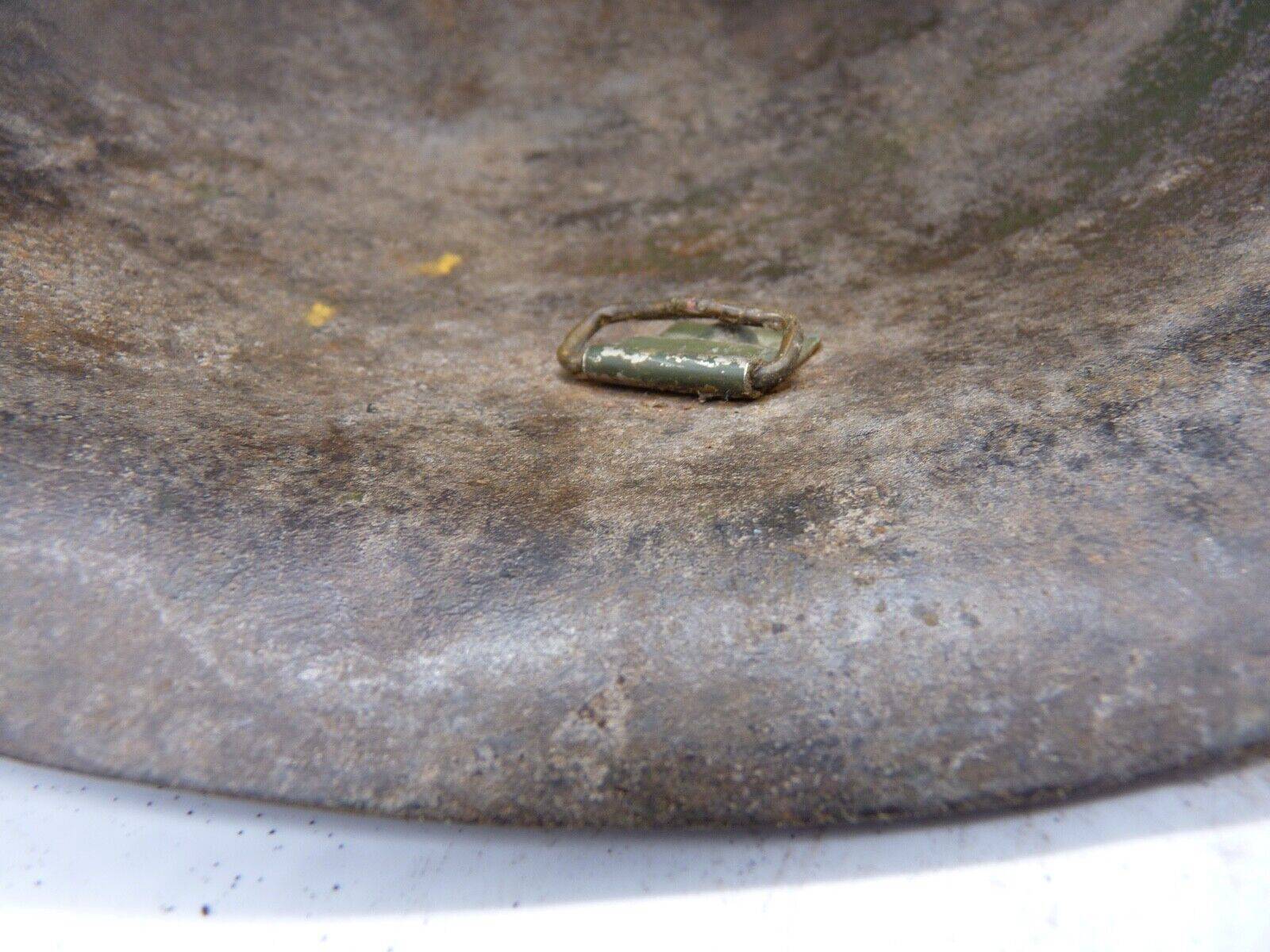 Original WW2 British / Canadian Army Mk3 High Rivet Turtle Army Combat Helmet - The Militaria Shop