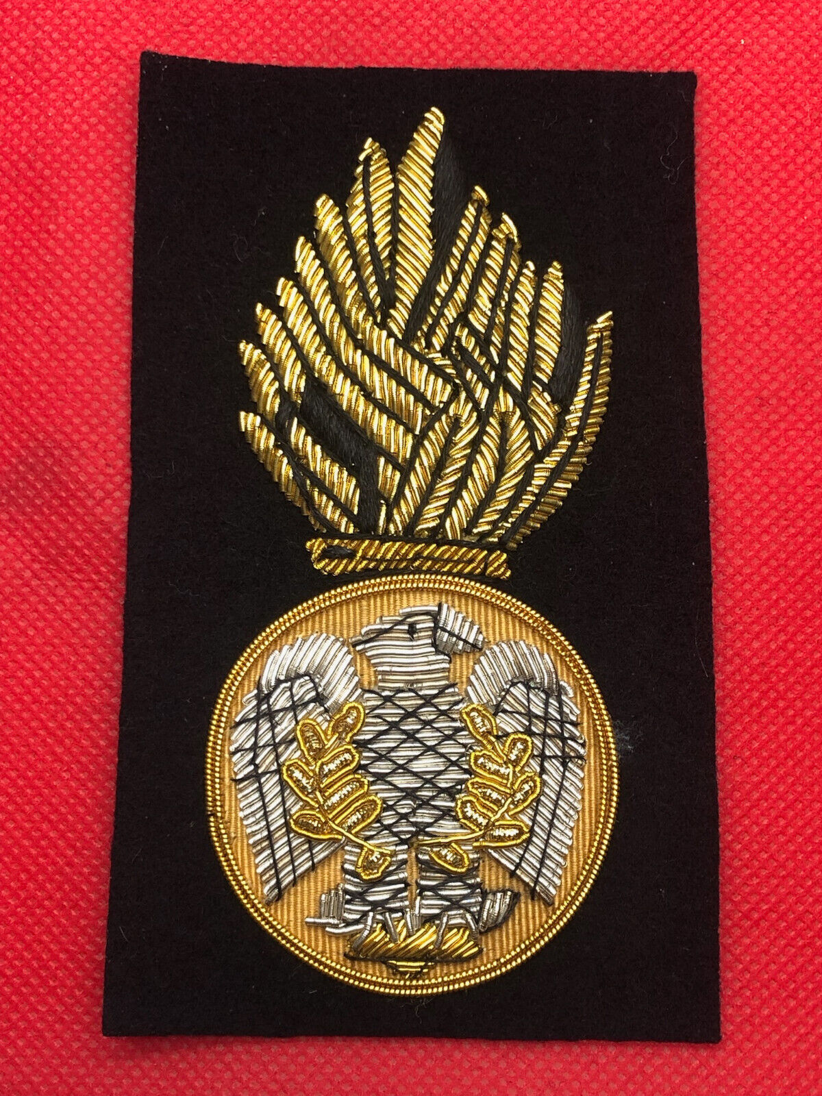 British Army Bullion Embroidered Blazer Badge - Royal Irish Fusiliers - The Militaria Shop