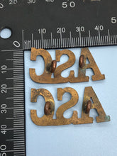 Load image into Gallery viewer, Original WW1 British Army Service Corps (A.S.C.) Shoulder Titles - The Militaria Shop