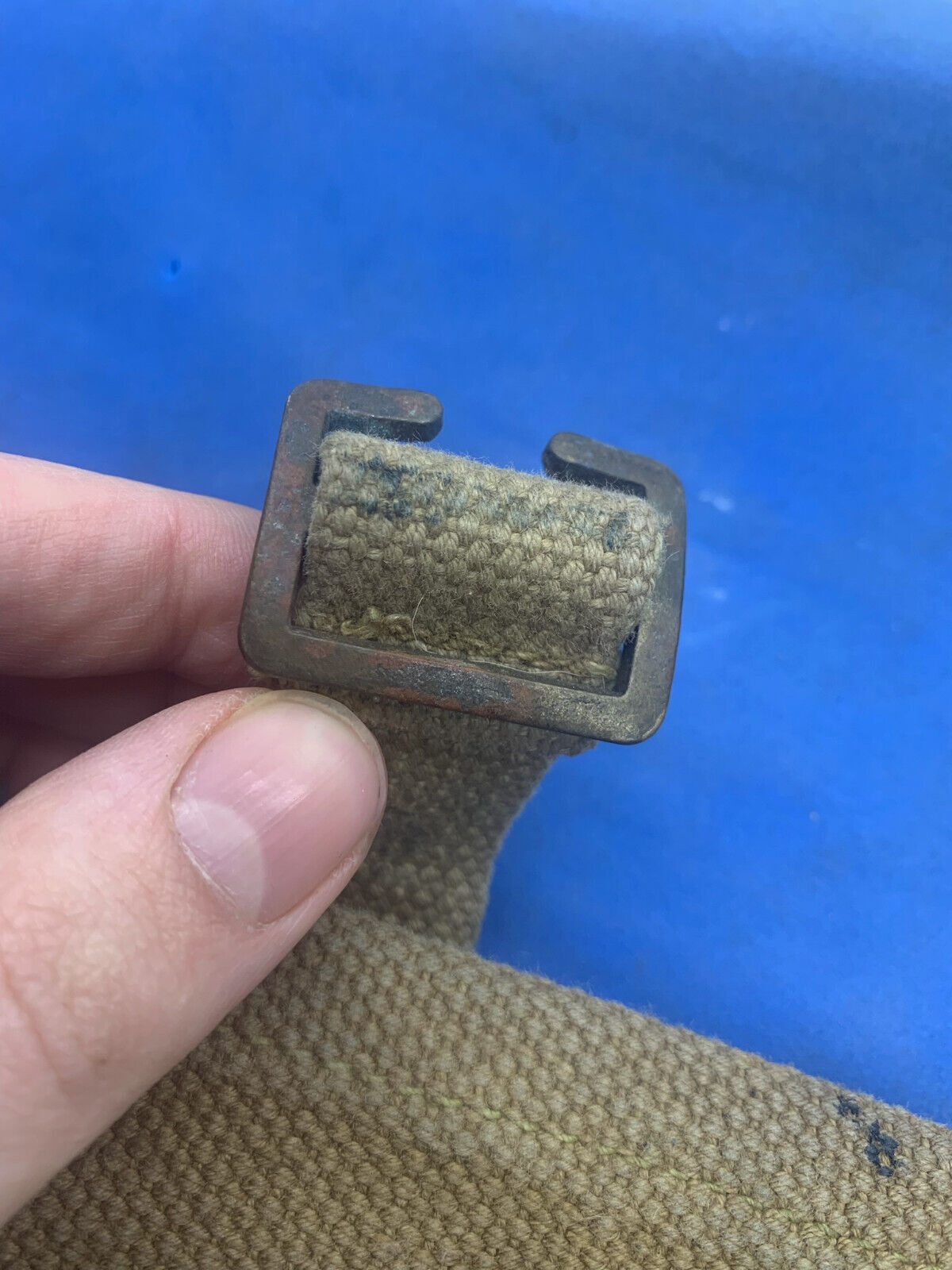 WW2 British Army / RAF 37 Pattern Webbing Water Bottle Carrier Harness Original - The Militaria Shop