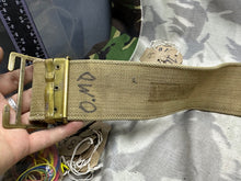 Load image into Gallery viewer, Original WW1 British Army 08 Pattern Webbing Belt 40" Waist - The Militaria Shop