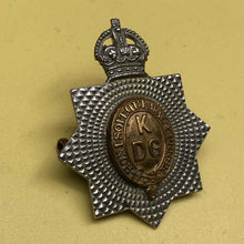 Load image into Gallery viewer, Original WW1 British Army Cap Badge - 1st King's Dragoon Guards - The Militaria Shop