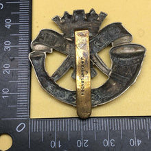 Load image into Gallery viewer, Original WW2 British Army Cap Badge - Cornwall Light Infantry - The Militaria Shop