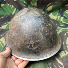 Load image into Gallery viewer, Original WW2 British / Canadian Army Mk3 Turtle Helmet - The Militaria Shop