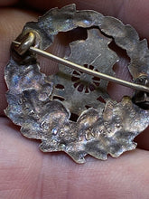 Load image into Gallery viewer, Original British Army WW1 / WW2 Royal Artillery Silver Marked Sweetheart Brooch - The Militaria Shop