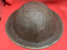 Load image into Gallery viewer, Original WW2 Combat Helmet - British / South African Army Mk2 Brodie Helmet - The Militaria Shop