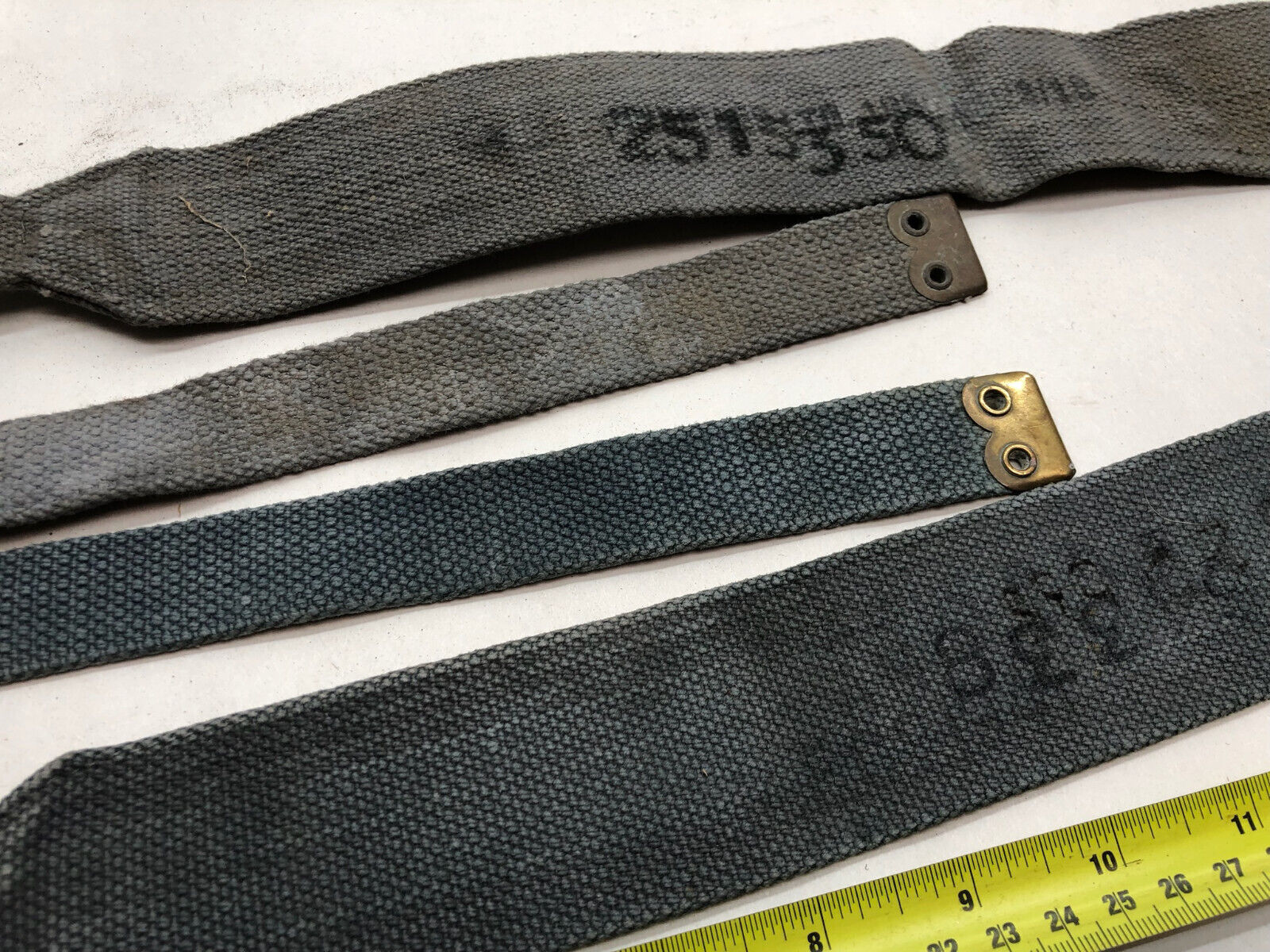Original WW2 British Royal Air Force Blue 37 Pattern L Strap Set - The Militaria Shop