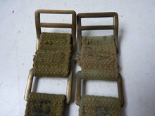 Load image into Gallery viewer, Original WW2 British Army 37 Pattern Webbing Brace Adaptor Pair - The Militaria Shop