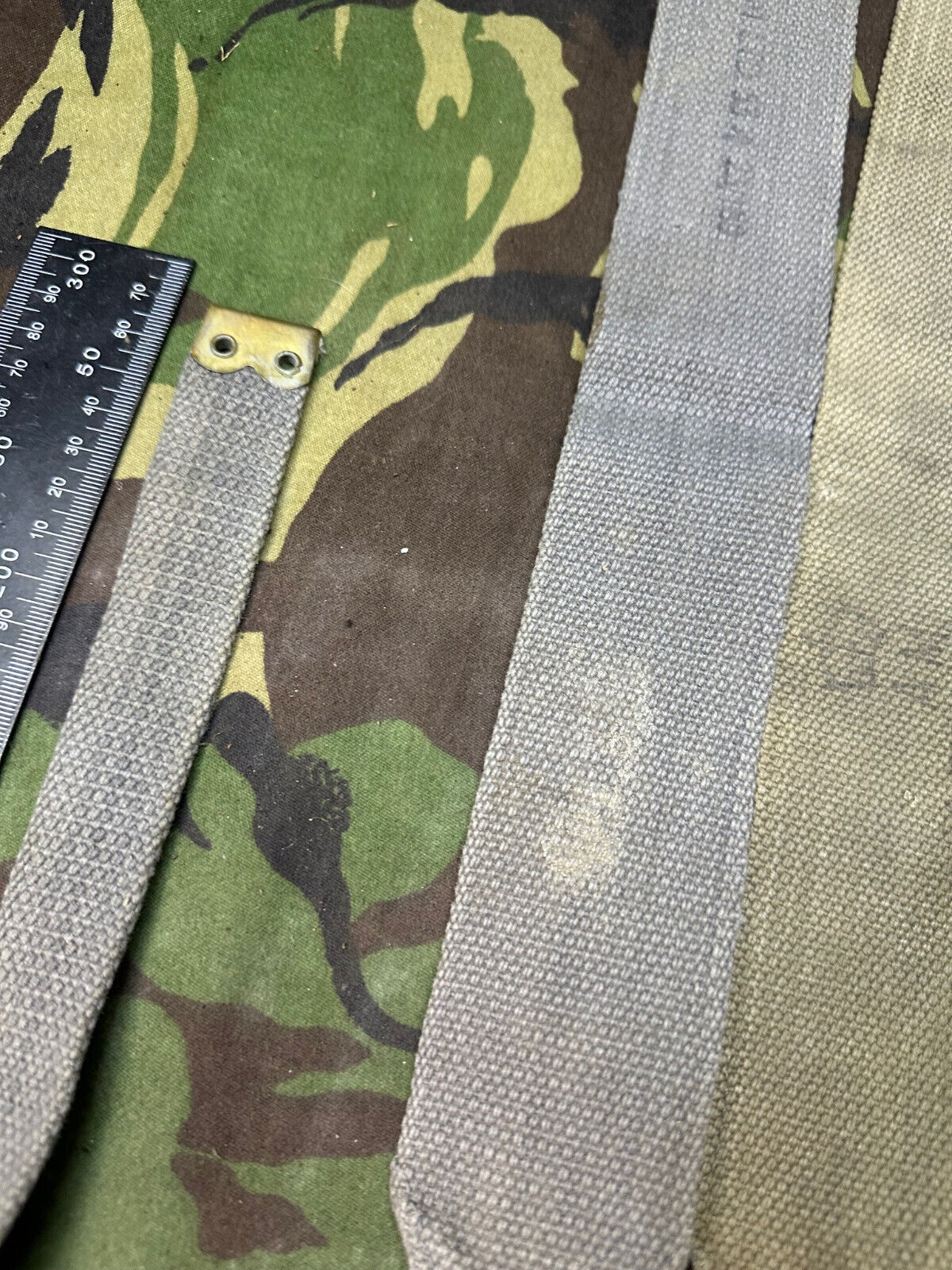 Original British Royal Air Force RAF Blue L Strap Pair - WW2 37 Pattern - The Militaria Shop