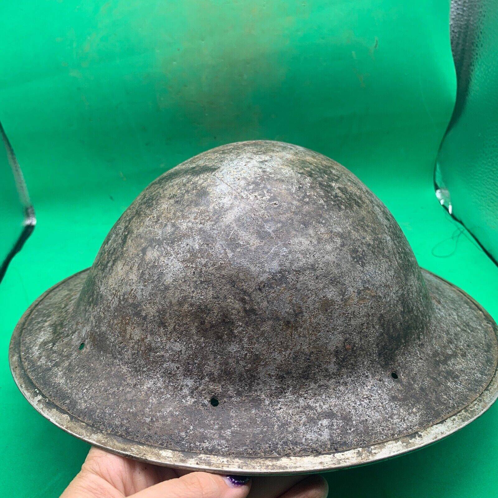 Original WW2 South African Army Mk2 Brodie Helmet - British Style Combat Helmet - The Militaria Shop