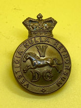 Load image into Gallery viewer, Original British Army Victorian 5th Dragoon Guards Cap Badge - The Militaria Shop